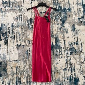 NWT Carbon 38 sporty dress in red.